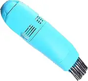 Keyboard Vacuum, Computer Vacuum Cleaner ABS Electronic Components Efficient Adsorption USB Powered for Laptop (Blue)