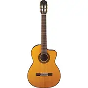 Takamine TGC5CENAT Series AC/EL Classical Guitar with Cutaway in Natural Gloss Finish