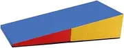 kowaku Gymnastics Wedge Mat Folding Incline Gym Mat Cheese Mat Gymnastics Mat for Gym Exercise
