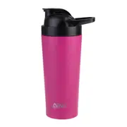 Oasis 700ml Stainless Steel Insulated Protein Shaker Fuchsia