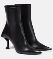 [Balenciaga] Balenciaga Hourglass leather ankle boots AU 10 black