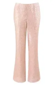 ESCADA Pink Sequin Pants 10