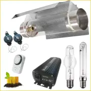 2sets of 600w Digital Ballast Cool Tube combo HPS/MH lamps & Timer Yoyo Kits