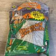 Vintage 1998 Sun Hill Spooky Stretch Wonder Web Halloween Spider Web NOS Prop