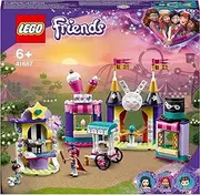 LEGO 41687 Friends Magical Funfair Stalls Fairground Carnival Set, Amusement Park Toy for Kids 6+ Years Old with Magic Trick