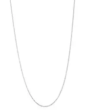 Bloomingdale's Fine Collection Crossover Link Chain Necklace in 14K White Gold, 18