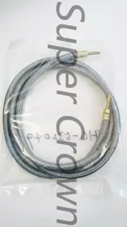 High Pressure Flexible Stainless Mesh Wrap Lube Hose Bijur 5/32" x 49" SSA