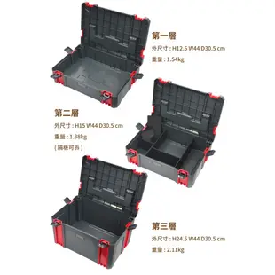 【TRENY直營】TRENY組合式工具箱 雙層工具箱 移動工作站 修配廠 機車汽車維修工具 電鑽 起 (10折)