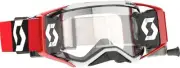 Sco. Prospect Goggle w/ WFS Roll-Offs - Red & Black W/ Clear Lens 272822-1018113