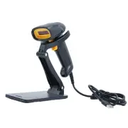 USB 1D Handheld Laser & CCD Barcode Scanner with Holder, Compatible with Wind...