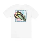 Volcom "Digital Dimension" Short Sleeve Tee (White) Graphic T-Shirt