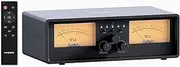 ET30 Amplifier Speaker Switcher, 2-in-2 Dual Analog VU Meter, Audio Switcher with DB Panel Display