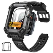 For Apple Watch 10 46Mm Armorbox Rugged Shockproof Watch Case With Band & 2 Pack Built-In Screen Protector