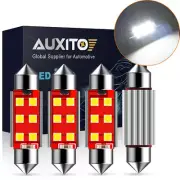 4x Super Bright 578 6411 211-2 42MM LED Dome Light Bulb 6000K Clear White CANBUS (for: Volkswagen)