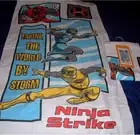 Power Rangers Ninja Storm Beach Towel 29 x 58 inch New ABC Kids Made 2002