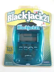 2004 Radica Pocket Blackjack 21 Handheld Electronic Travel Game 75006 VTG NOS