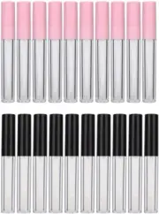Yasao 20 Pack 10Ml Empty Lip Gloss Tubes Containers Bottles Mini Refillable L...