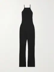 [Max Mara] Max Mara - Beachwear Agar Stretch-jersey Jumpsuit - Black - medium medium Black