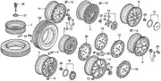 Genuine Honda Trim Wheel (14") 44733-SV1-900 (for: Honda)