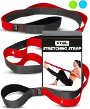 Non-Elastic Stretching Strap with Loops for Yoga and Physical Therapy