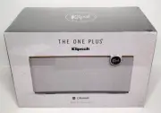 KLIPSCH THE ONE + POWERED SPEAKER WITH BLUETOOTH WALNUT GREY TABLE BRAND NEW