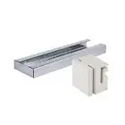 Galvanized Steel C Channel with White Nylon Black Sliding Gate Rear Guide Sys...