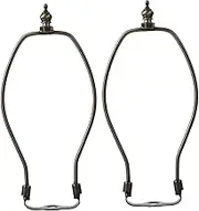 DOITOOL 2pcs Lamp Shade Harp Holders for Table Floor Lamps Bracket Easy to Install for Home Commercial Use Fits
