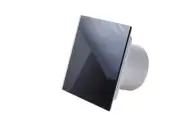 Wall Fan Exhaust Air Timer 100 MM Fan Suction System Silent Trax Black