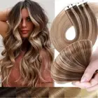 Tape in Hair Extensions Remy Human Hair Invisible Skin Wefts OMBRE Tape on Hair