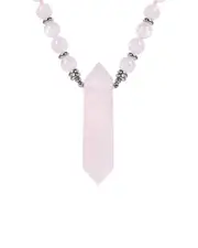 Eye Candy LA The Luxe Collection Rose Quartz Harmony Necklace