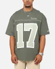 [CARRE] Carre Hitta Grid Iron T-shirt Green - Size 2XL 2XL Green