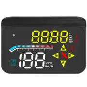 OBD2 Car Head Up Display Speedometer Time Smart Display Water Temp Alarm GPS HUD (for: Audi)