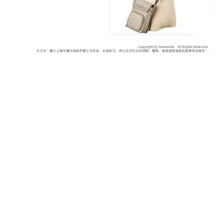 Samsonite RED 新秀麗 迷你斜肩包/側背包/斜背包/肩背包/女包 NOBERT 輕量中性簡約_黑/藍/米