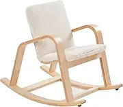 ECR4Kids Bentwood Rocking Chair with Cushion, Kids Furniture, Natural