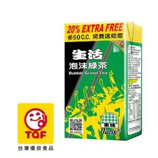 《生活》泡沫綠茶 300ccX24入 Bubble Green Tea