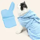 the Fabric Is Soft Comfortable Fluffy to Wear Cute Hooded Bath Towel Fully