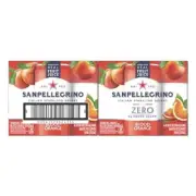 Sanpellegrino Zero Grams Added Sugar Italian Sparkling Drinks Sparkling Aranc...