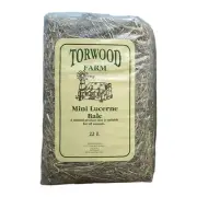 Torwood Farm Mini Lucerne Bale 22L