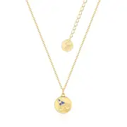 Couture Kingdom - Disney - Fantasia Sorcerer Mickey Medallion Necklace Yellow Gold