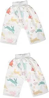 Vaguelly 2pcs Diaper Skirt Waterproof Pants Boys' Underwear Underwear Training Pants Soft Pants for Boys and Potty Training Training Potty Pure Cotton