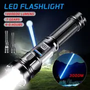 LED Flashlight Work Light USB Rechargeable Spotlights LED Flashlights