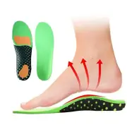 Pair Orthotic Insoles Flat Foot High Arch Heel Support Plantar Feet Inserts Pads