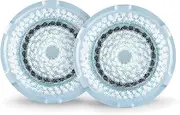 Clarisonic Delicate Facial Cleansing Brush Head Replacement Compatible with Mia 1, Mia 2, Mia Fit, Alpha Fit, Smart Profile Uplift and Alpha Fit X, 2 Count