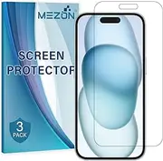 [3 Pack] Anti-Glare Matte Screen Protector Film for Apple iPhone 16 Plus (6.7") and iPhone 15 – Case Friendly, Shock Absorption (iPhone 16 Plus, Matte)
