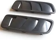 Szwaldaper Air Intake Grille Protective Cover Louver Air Outlet Decoration Cover Engine Cooling Bonnet Hood Vent Air Vents Scoop Duct, for Jeep, for Wrangler JL 2018 2019 2020 Bonnet Vents Car Air Ve