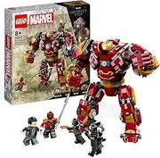 LEGO® Super Heroes Marvel The Hulkbuster: The Battle of Wakanda 76247 Building Toy Set; Movable Mech and 4 Minifigures, Including Bruce Banner; for Young Super Heroes and All Kids Aged 8+