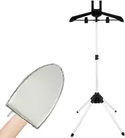Iron Steam Stand Hanging Ironing Stand Hand-held Ironing Board Handheld Garment Hanger Household Floor-Standing Garment Rack with Handheld Ironing Board Set for Steaming Clothes