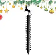 Snow Measuring Stick Outdoor | Cute Decorative Snow Measuring Stick,Winter Snowfall Snow Depth Measure Ruler, Outdoor Decor Christmas Snow Gauge for Yard, Garden, Lawn