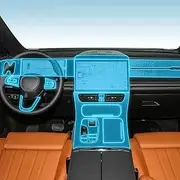 Kaecad Car Interior Film Dashboard Piano Board Shift Center Console Anti-Scratch Transparent TPU Protection Film Accessories，For Trumpchi M8 2024-2025 (GPS navigation film)