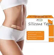 5 Silicone Scar Tape, Silicone Patches for Scars Waterproof, Scar Removal Strips for Keloid, Burns, C-Section, Trauma, Silicone Tape for Scars Reusable, Custom Size